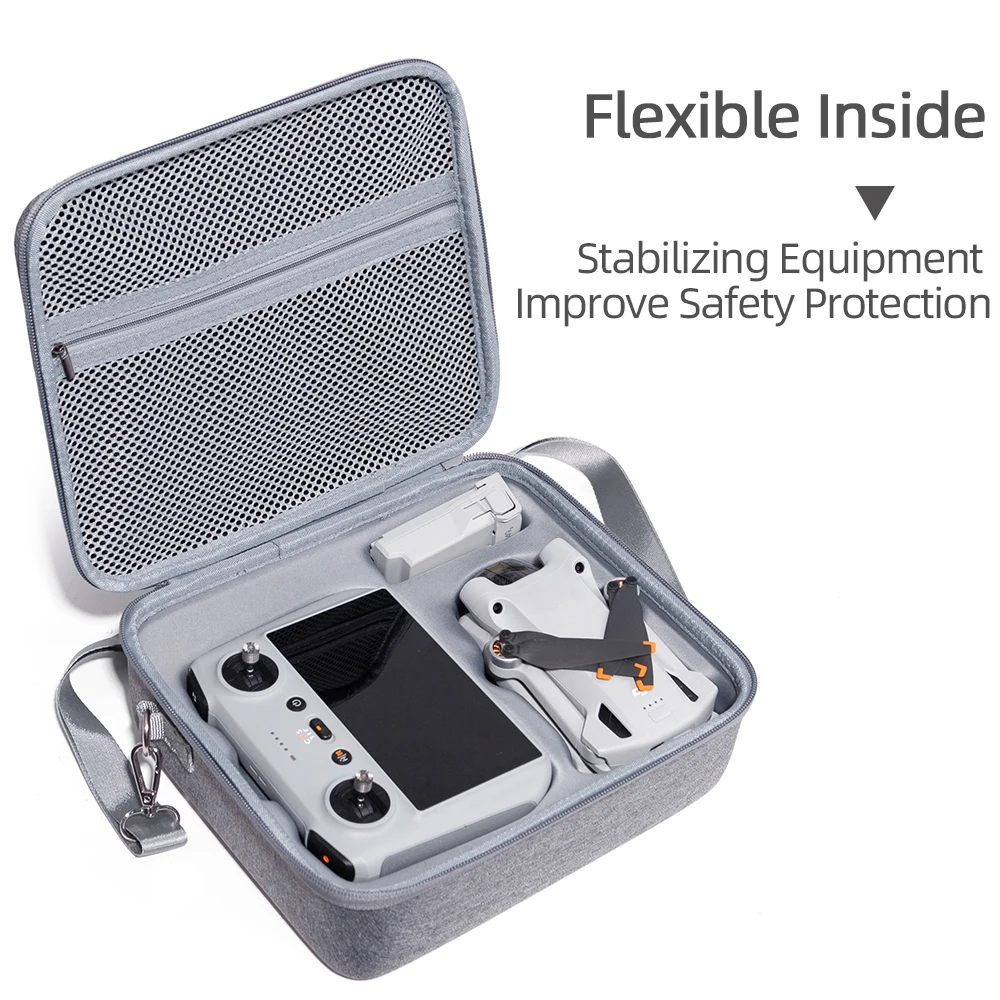 DJI Mini 3 Pro RC&RC N1 All in One Shoulder Portable Bag Shockproof Drone Accessories Storage Box Gift Propeller Stabilizer