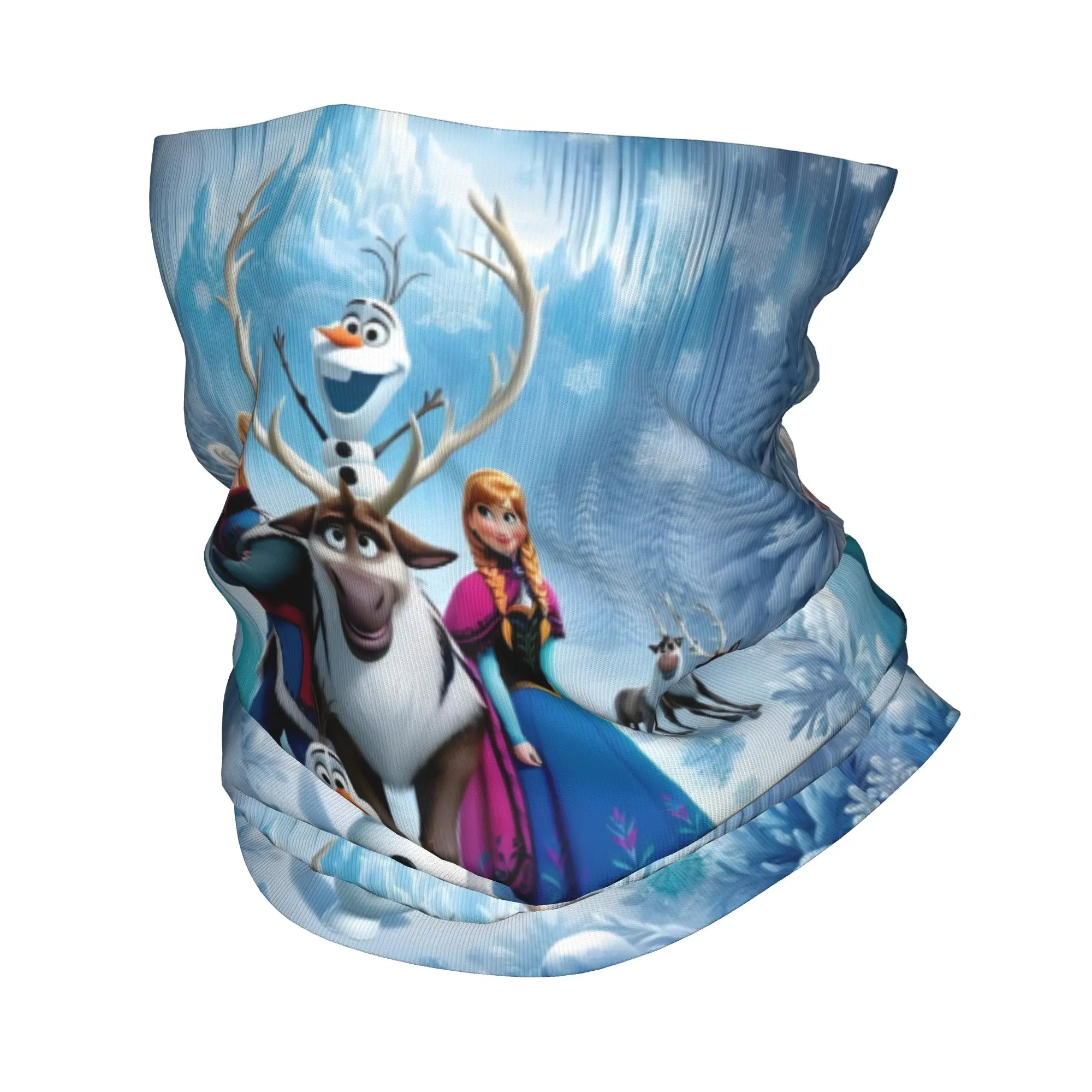 

Многофункциональная бандана-бафф Custom F-Frozen Winterland с защитой от УФ-излучения, шарф-маска для лица, головной убор Эльзы, балаклава-труба для мужчин и женщин