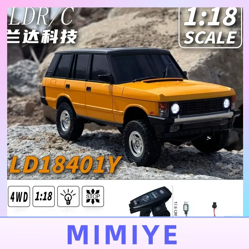 

Landa Ld18401 1/18 Scale Off-Road RC Car Remote Control Range Rover Model Climbing Four-Wheel Drive Toy for Children