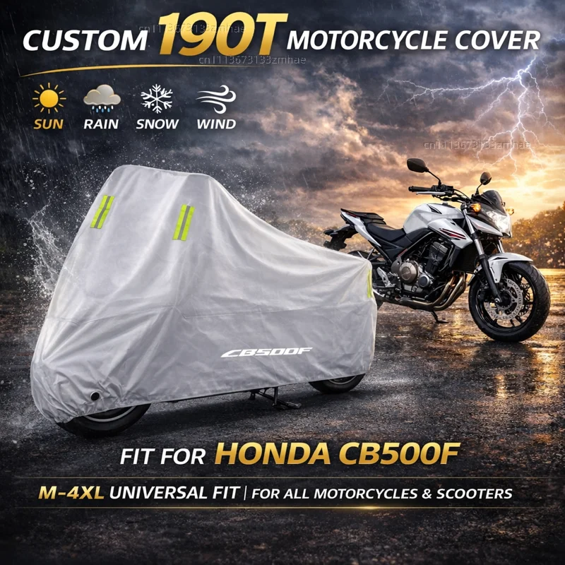 

For Honda CB500F CB 500F CB500 F Motorcycle Cover Waterproof Heavy Duty Outdoor Rain Dust Sun Protector