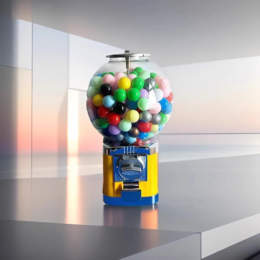 Small egg twisting machine desktop lottery props No. 32 elastic ball egg twisting machine blind box toy capsule coffee egg