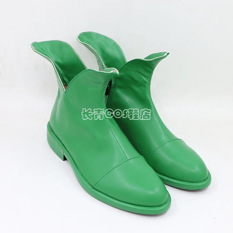 Robin Cosplay Shoes Green Boots Halloween Party Cosplay Robin Boots