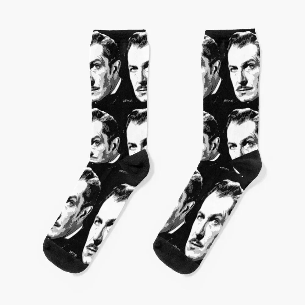 

Vincent Price Socks gifts Novelties valentine gift ideas essential Men Socks Luxury Brand Women's