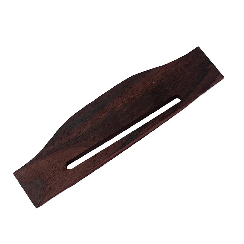 

6-String Rosewood Slotted Saddle Bridge for Folk Acoustic Guitar 34-38 Inch Replacement Furniture Guitar Bridge