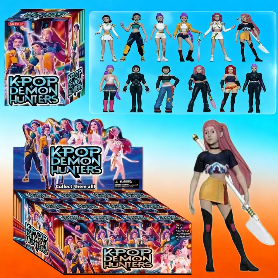 アニメ Kpop デビルハンター ブラインドボックス 分解楽しいブラインドバッグ 小さな置物 周辺モデル デスクトップ ブラインドボックス装飾ギフト