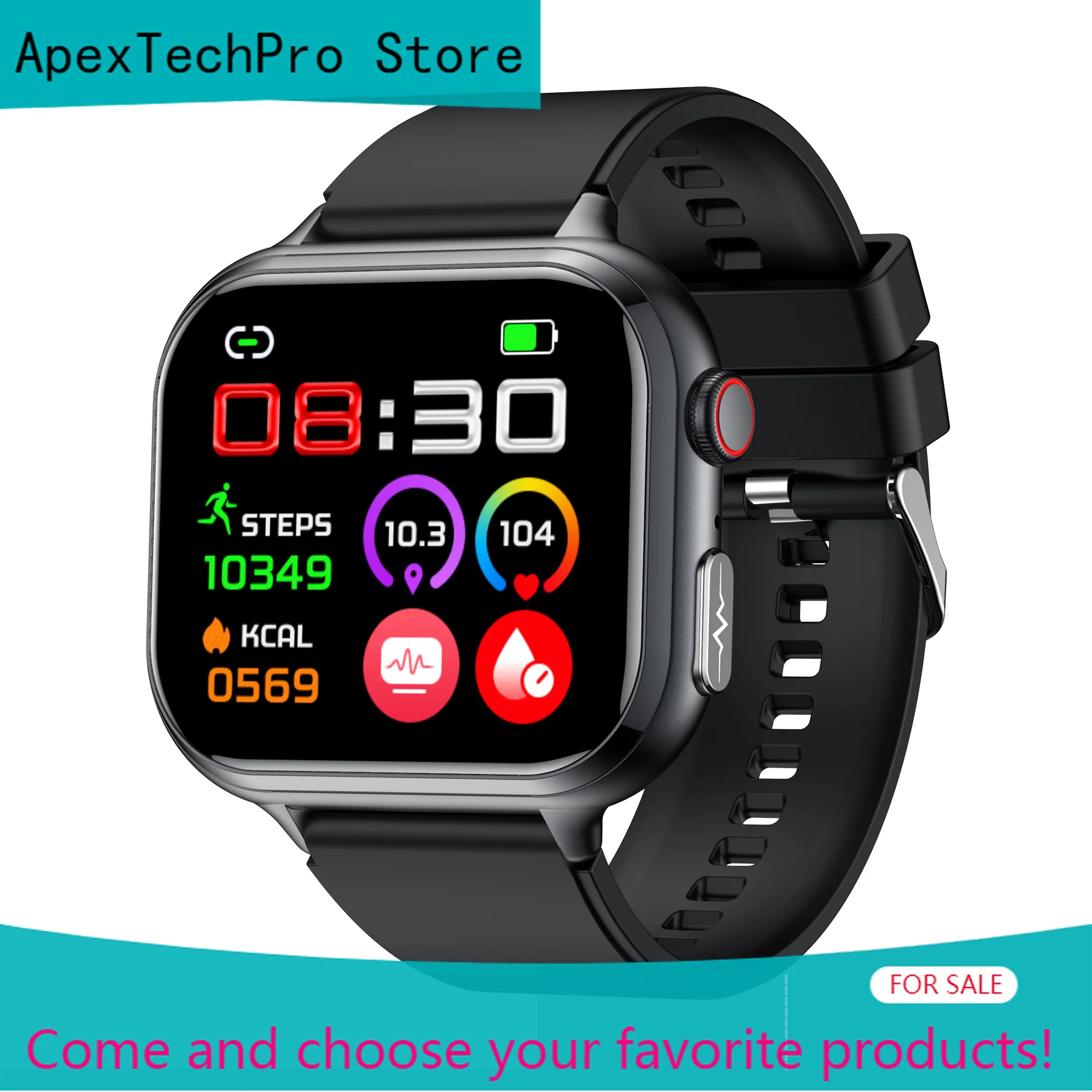 Hybrid Smartwatch - ApexTPNOYAFA 스마트워치 간호 등급 ECG+PPG 스마트워치
