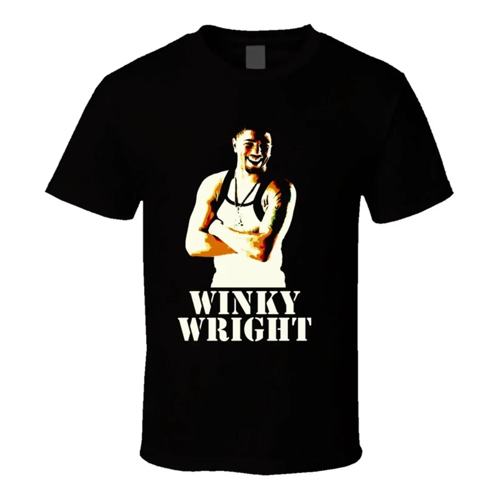 Winky Wright Boxer T Shirt vintage Washed Top For Everyday Wear Casual designer clothes Stylish graphic Slightly Stretched