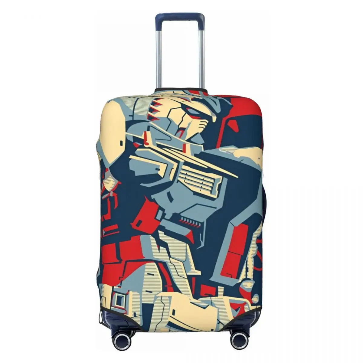 Gundam Suitcase Cover Cruise Trip Flight Practical Luggage Case Protection
