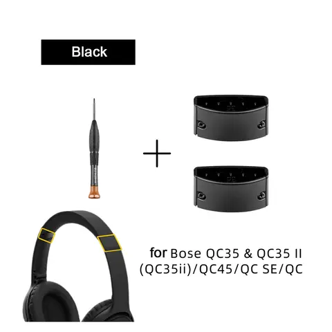 POYATU Bose QC35 QC35 II QC45 QC SE ロッククリップ専用 - ヘッドフォン用交換用ヒンジ留め具