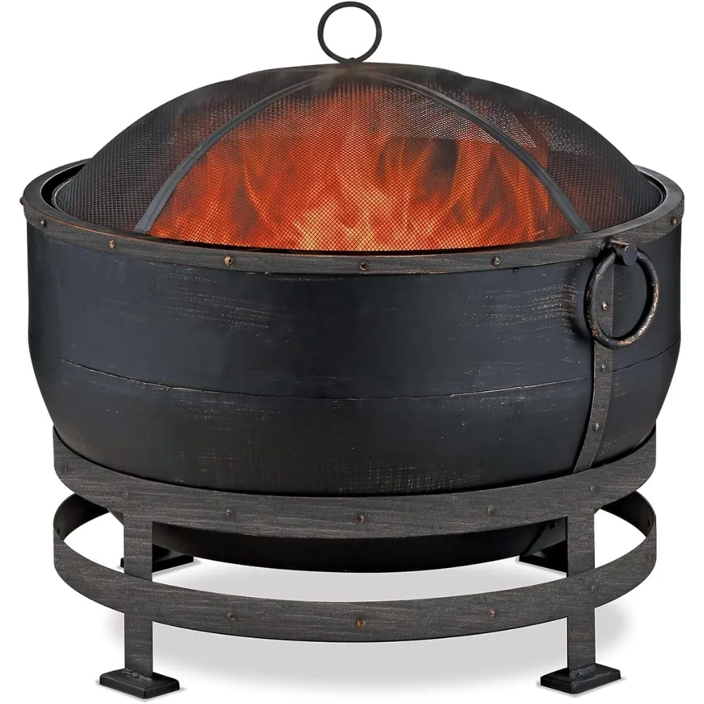 

Wood Burning Fire Pit Outdoor Kettle Design for Garden Camping