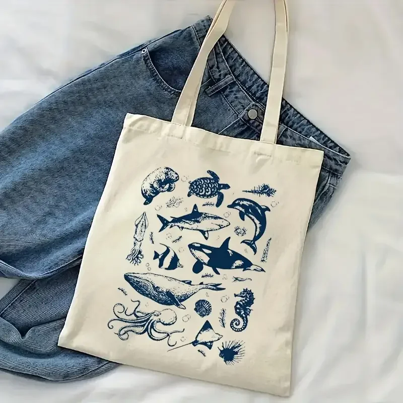 Green Line Floral Whale Canvas - огляд і ціна Outdoor Planting Bag
