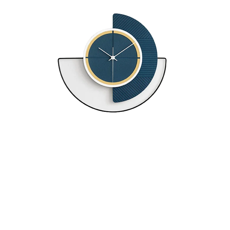 54.5X50CM Gold Nordic Light Luxury 3D Wall Clock Modern Simple Fashion Background Living Room Home Red Network Dropshipping DDP