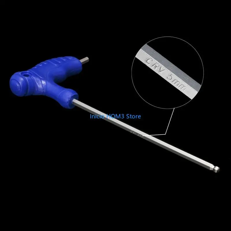 A5YD H5/H6 5mm/6mm T- 핸들 키 볼 팁 육각형 렌치 수리 손도