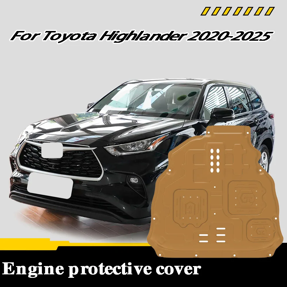 

Engine splash guard suitable For Toyota Highlander 2020-2025 2.5L engine underguard chassis protection plate