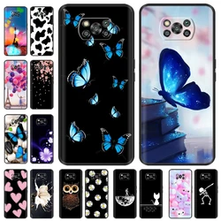 Cover For Xiaomi Poco X3 Pro Case Soft Silicon Black Phone Casse for Poco X3 NFC Case for Poco X 3 NFC PocoX3 Pro TPU Capa Funda