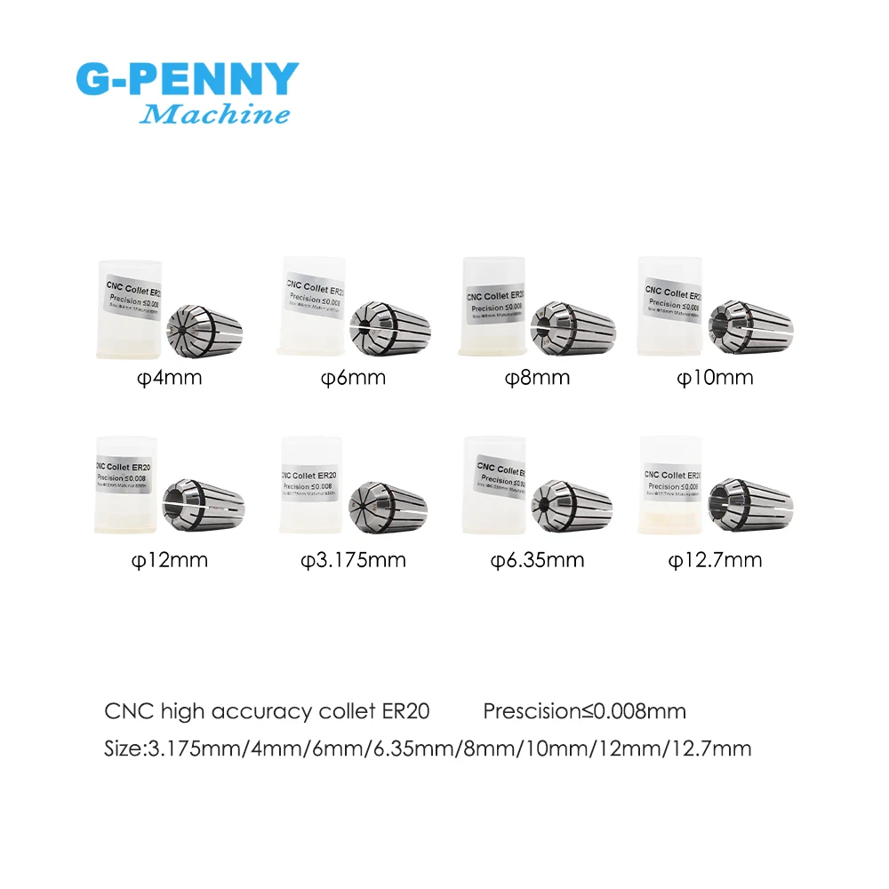 Imagem -06 - G-penny Er20 Water Cooled Spindle Pcs Rolamentos Cerâmicos Precisão 0.01 mm e Melhor Inversor 100 mm Bracket & Water Pump