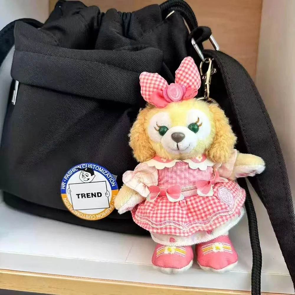 Disney primavera panqueque lindo muñeca colgante bolsa teléfono móvil llavero adorno de coche