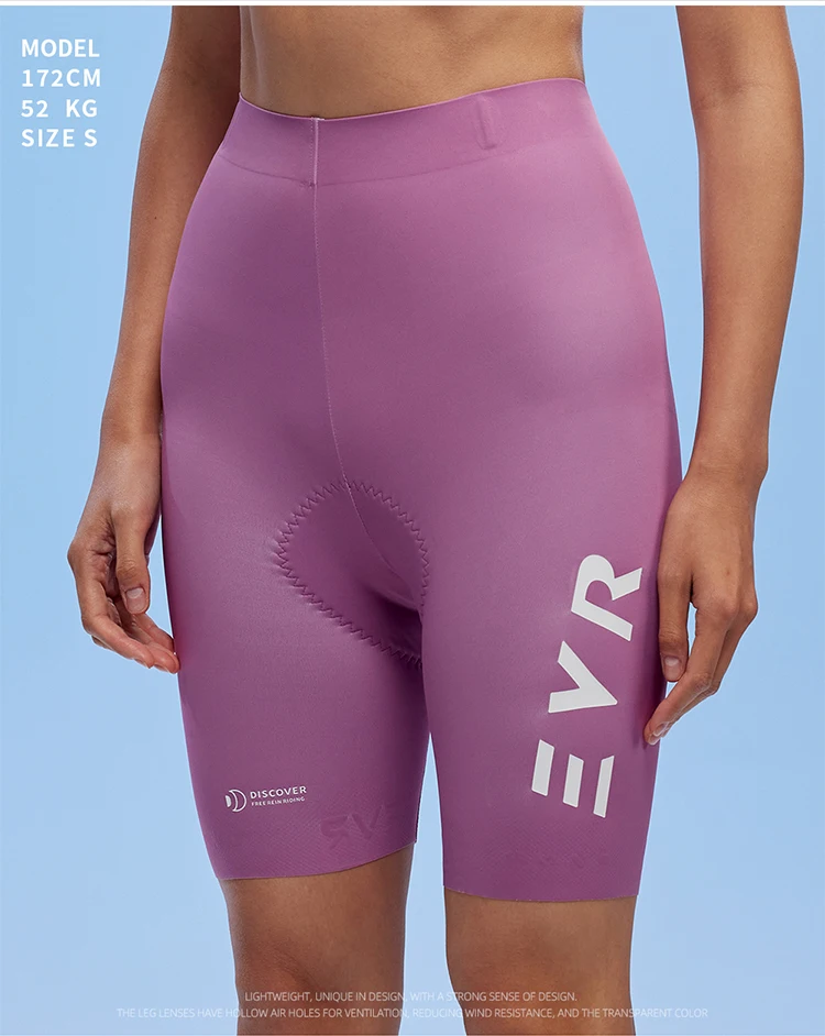 EVR Damen-Radhose mit hoher Taille, Sommer-Radhose, Double Arrow, stoßdämpfende, gepolsterte Radhose, MTB-Radhose – Detail 20