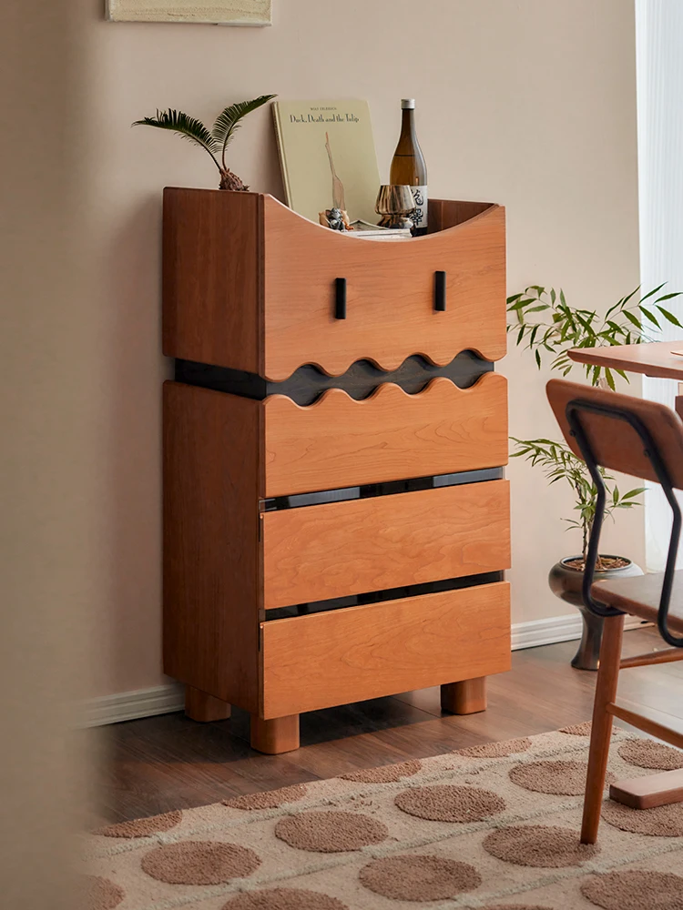 

сундук с четырьмя сундуками, шкафчик из цельного дерева, боковой шкаф для дивана, боковой шкаф для телевизора, конец кровати