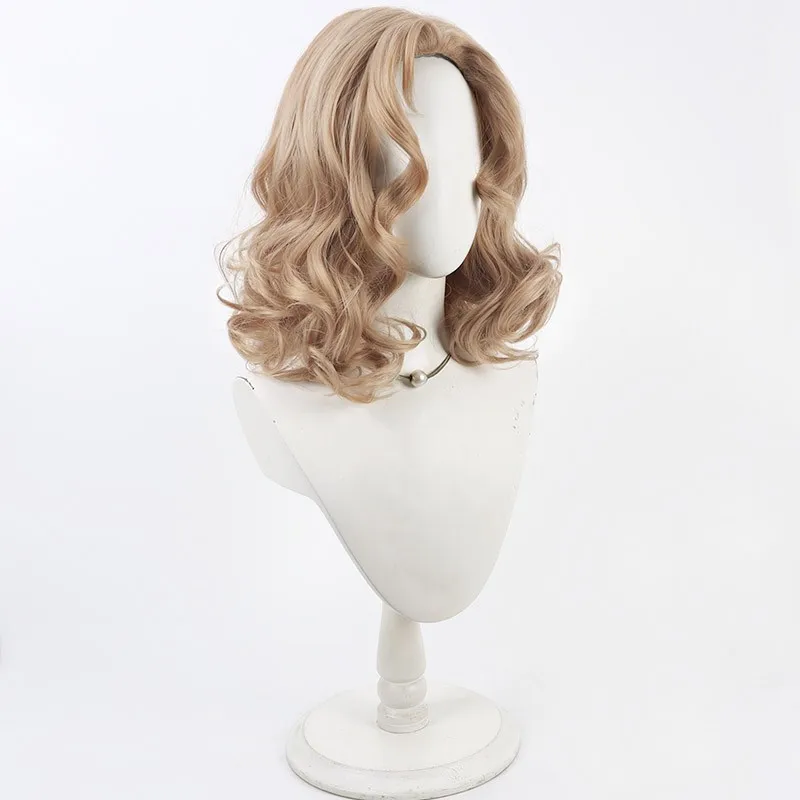 Mignon The Legend of Luo Xiao Hei 2 Elder Ximuzi Cosplay Wig Teased Crown Curly Hair Widow's Peak