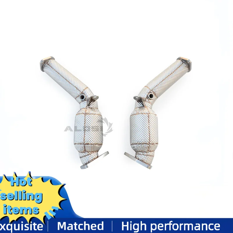 Downpipe Exhaust for Infiniti QX70 3.5 2014-2018 High Performance Exhaust Pipe Power Retrofit Upgrade Auto Parts