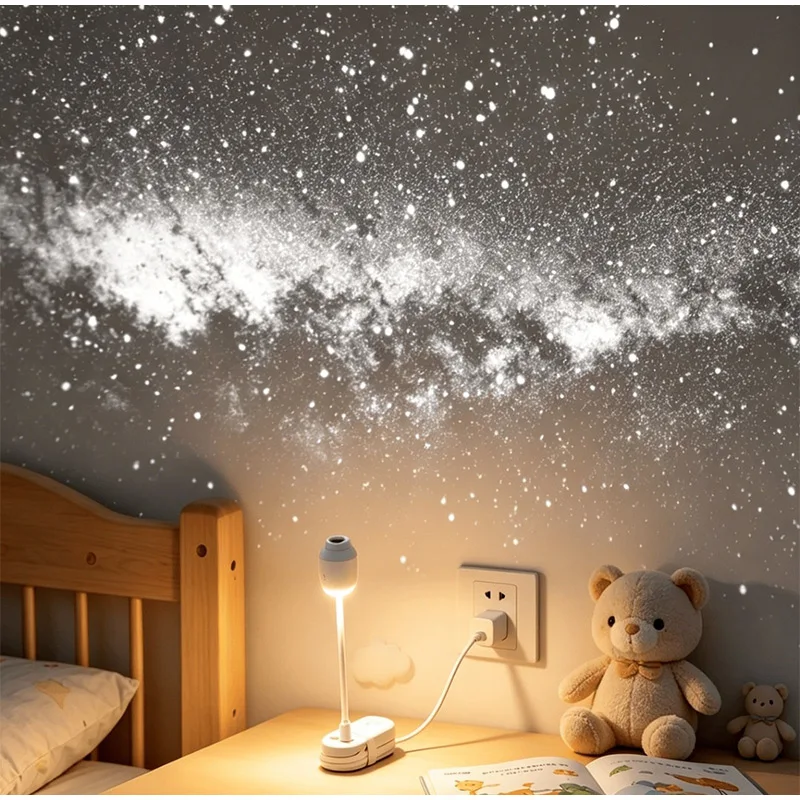 Car USB plug and play high-definition starry sky light Galaxy Star projector night light casting brilliant starry sky