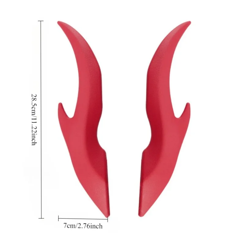 

Car Roof Decoration Horns Sticker Auto 3D Dragon Horns Decoration Elasticity Silicone Horns Easy To Find Car In The Parking Lot