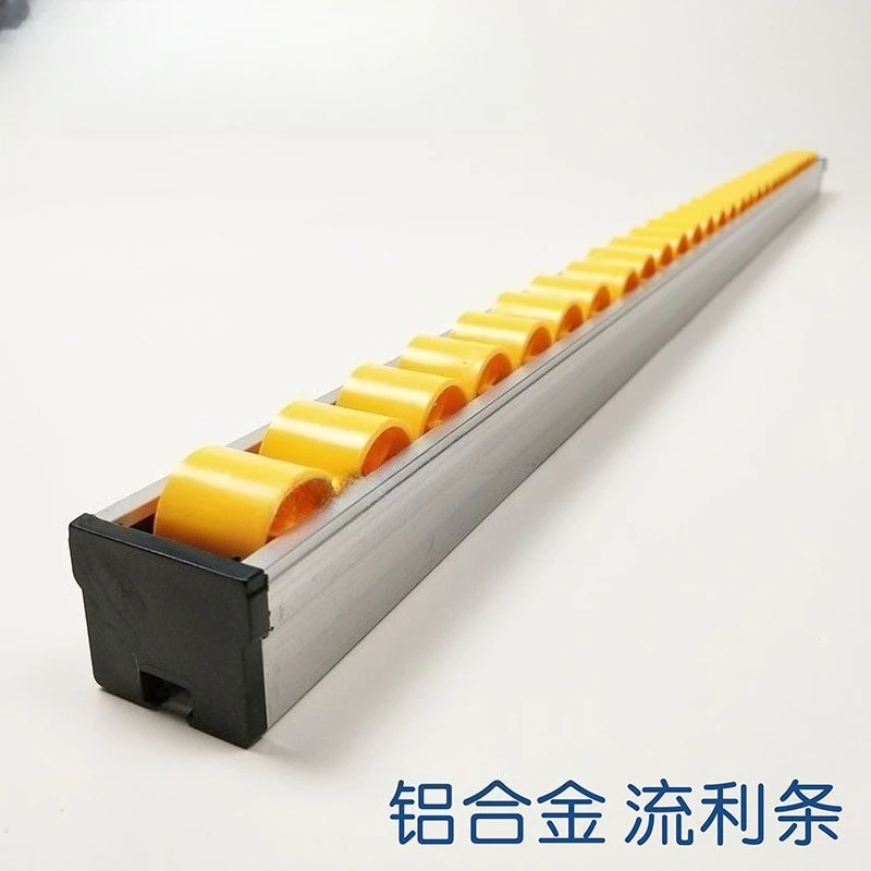 Aluminum Fluent Strip Roller Slide Rail Push‑Table Track Woodworking Edge Banding Machine Replacement Accessory