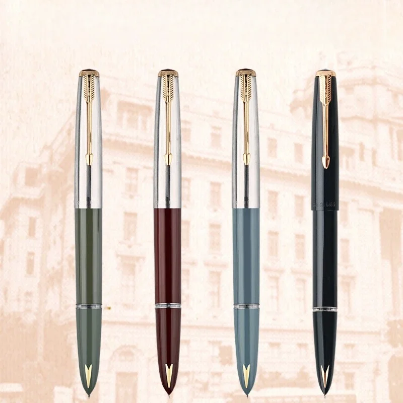 Ручка Hero 616s Mental Fountain Pen EF F M, чернильные ручки с наконечником, школьные и бизнес-канцелярские принадлежности, офисные принадлежности, подарки, практика письма