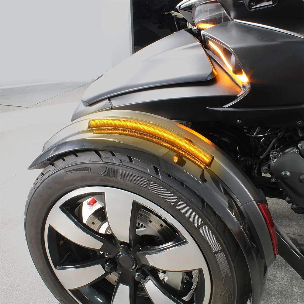 LED Turn Signal Light Front Fender Light for Can-Am Spyder Front Spyder F3-S F3-T F3-LTD RS-S ST-S RT-S ST-LTD RT-LTD 2013-2018 - view 6
