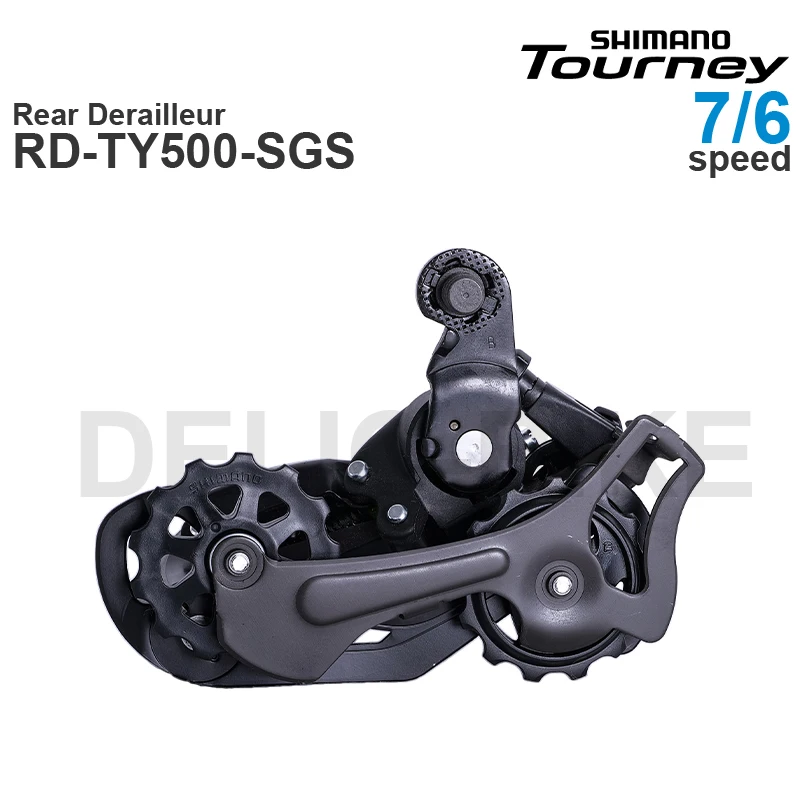 SHIMANO TOURNEY TY Long Cage Rear Derailleur RD-TY500-SGS 6/7-speed -Original parts