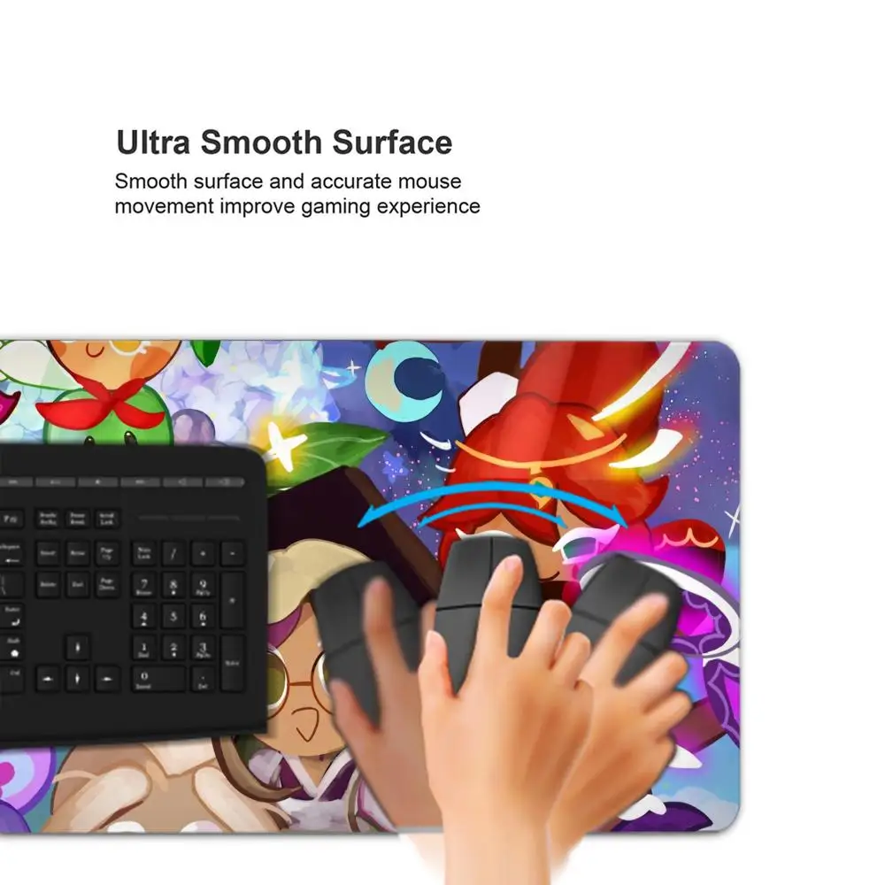 Gamer Mousepad Large Computer C-Cookies Run K-Kingdom HD Printing Mouse Pad Keyboard Accessories Kawaii Mice Mat Anime Table Pad