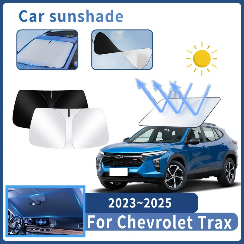 Auto Parts For Chevrolet Trax 2023 2024 2025 Sunshade Windshield Sun Protection Heat Cover Summer Car Interior Accessories Tools