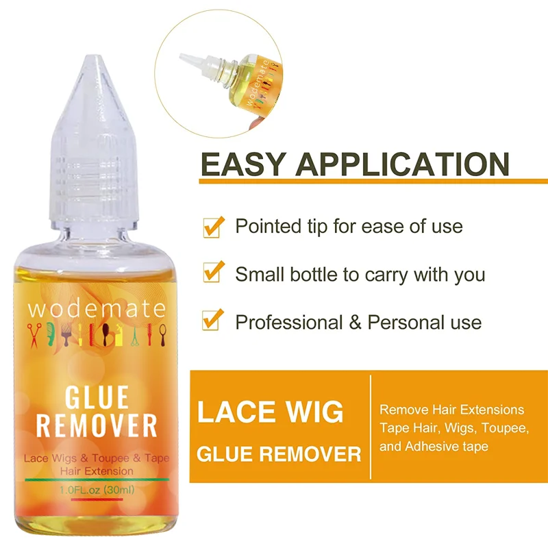 Wig Adhesive Remoever Fast Acting Hair Extension Remover for Tape in Hair Extensions Hair Glue Remover Spray for Frontal Toupee