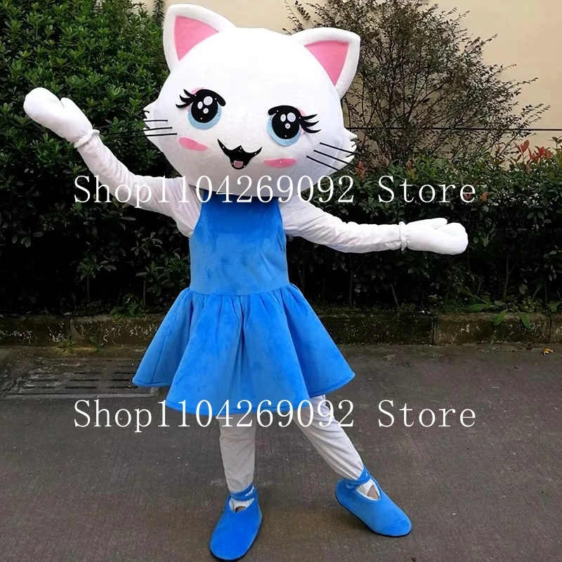 

Cute Cat Mascot Costume Princess Cartoon Fairy Tale Character Performance Props Cosplay Costumes Birthday Party Maskote theme An
