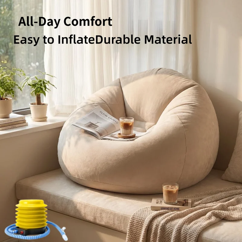 2-Piece Inflatable Bean Bag Se - Outdoor Furniture Durable review and price