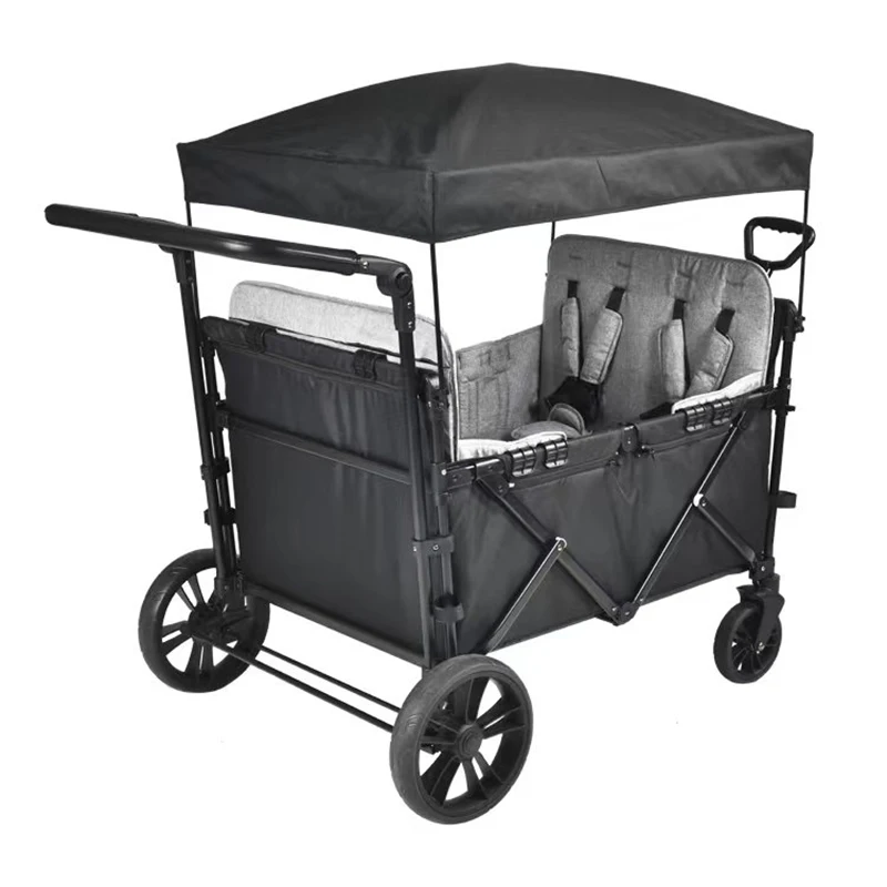 New arrival high quality jeep deluxe stroller wagon kids beach 4 seat wagon stroller