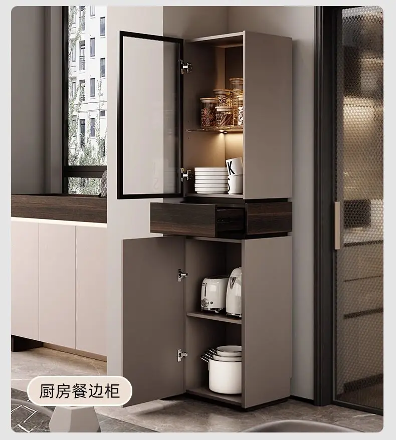 PYH Corner Wine Cabinet Living Room Display Cabinet Living Room Against Wall Kitchen Side Cabinet