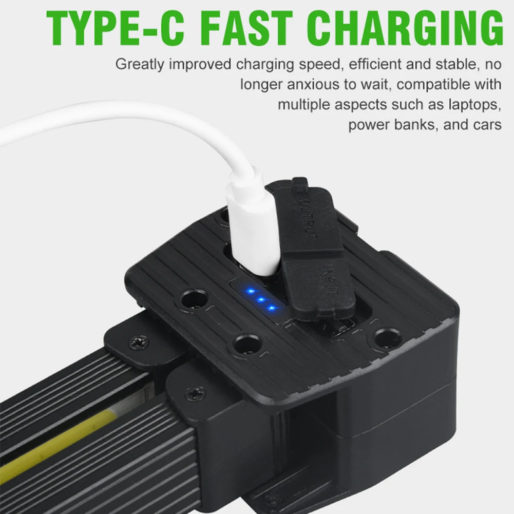 Lampada da palestra per posa con gancio per appendere Torcia a LED Lampada da ispezione Torcia portatile per riparazioni auto Garage domestico Emergenza