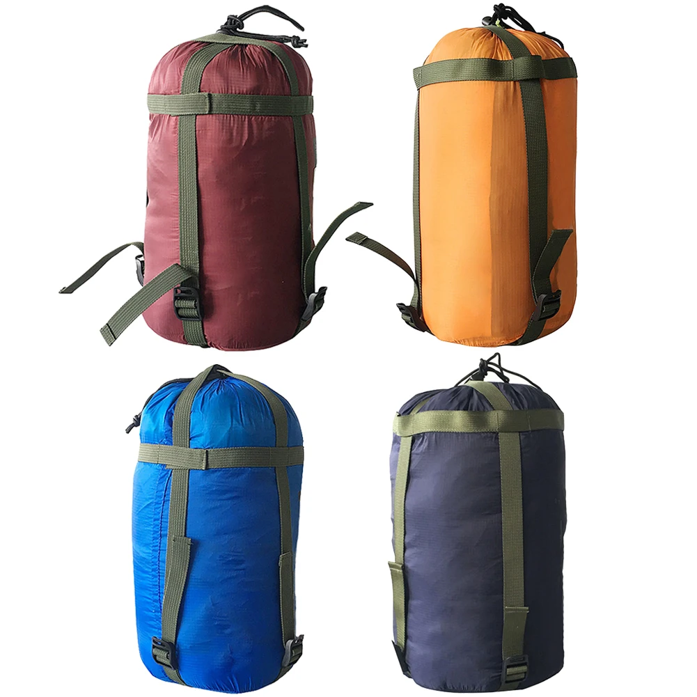 Durable Sleeping Bag Storage Bag Portable Outdoor Camping Sleeping Bag Compression Pack Travel Leisure Hammock Storage Bag