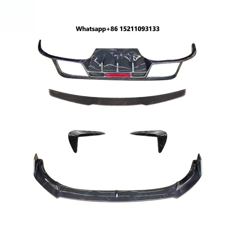 

Upgrade Carbon Fiber Body Kit for Jaguar XF Body Kit with Front Lip rare Diffuser Spoiler