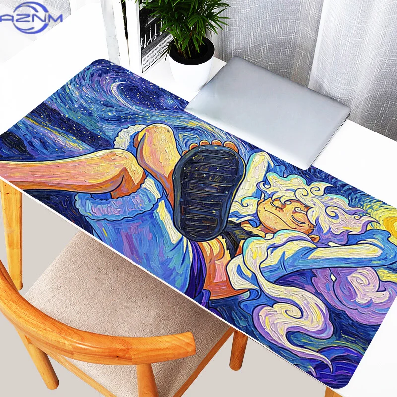 Mouse Pad O-one P-piece luffy Gamer Keyboard Mousepad Office Laptop Extended Desk Mat Large Gaming Anti-fray Pad Anime Mouse Mat
