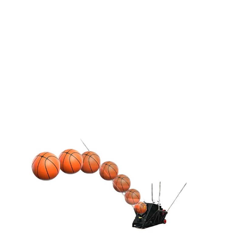 バスケットボールサービスマシン、全自動、シューティングトレーニングマシン、ポータブル車両、角度調整可能、ワイヤレス充電