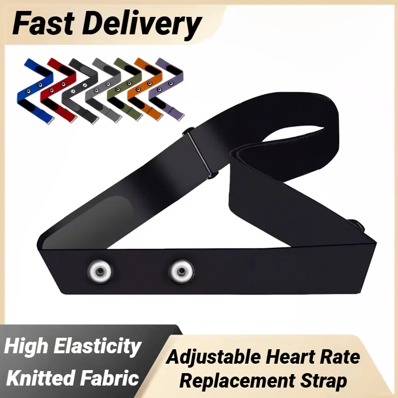 Heart Rate Monitor Replacement Strap Compatible With Polar Coospo Wahoo Tick Garmin Magene Sensor Band Belt Elastic Chest Bands