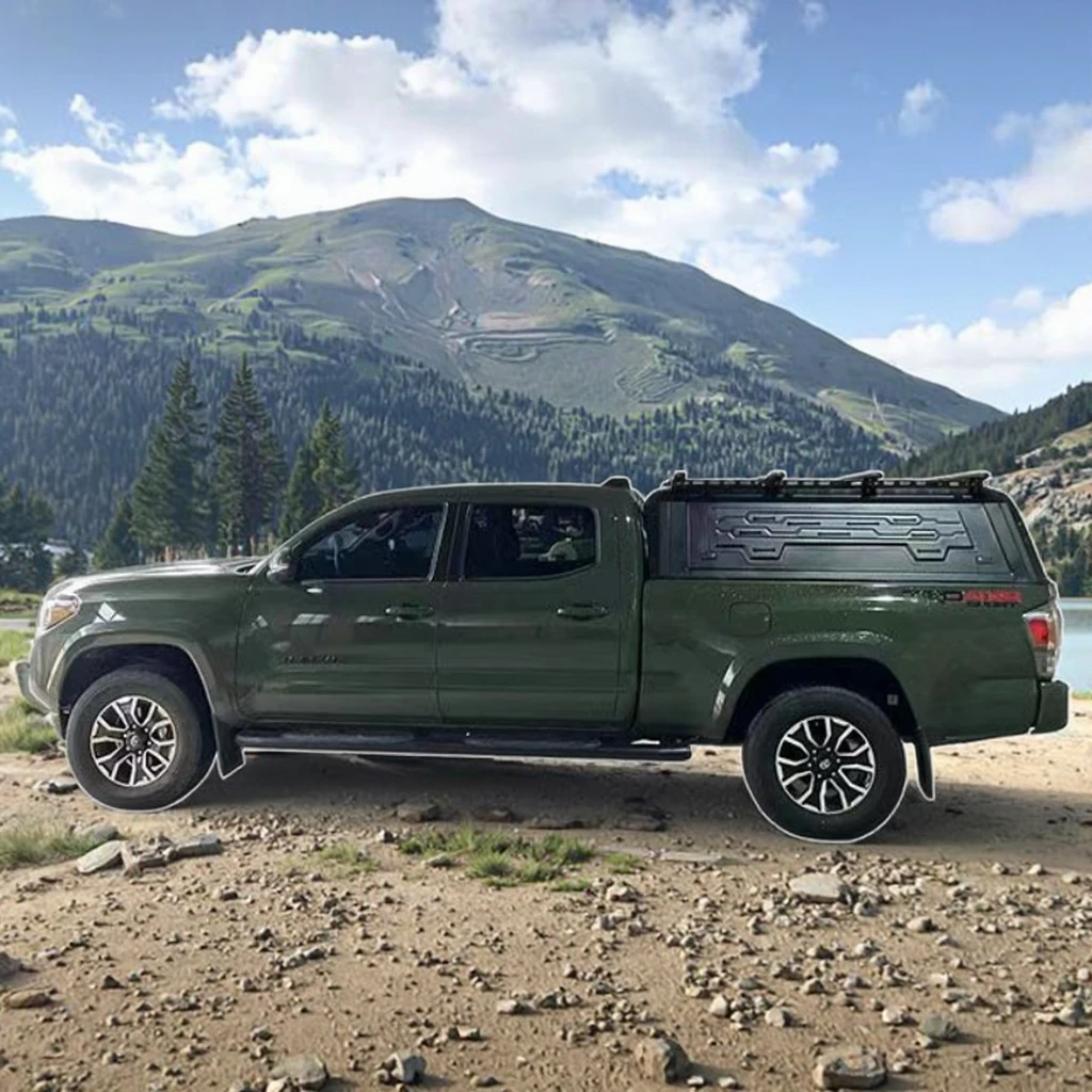 

High Quality Aluminum Alloy Tonneau Cover for 2016 for Tacoma TRD Sport 4x4 Double Cab Waterproof Foldable Off-Road