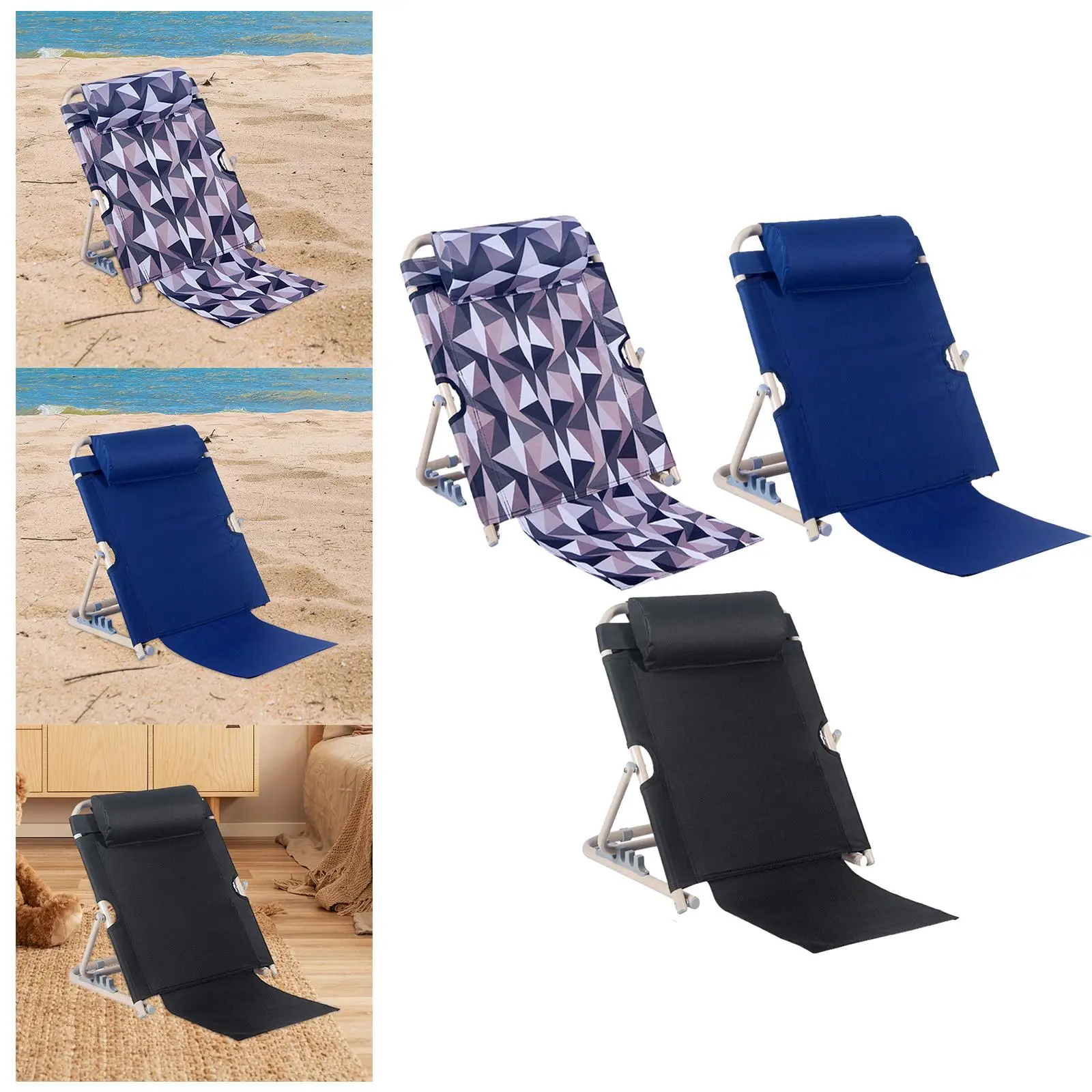 Bed backrest, folding floor chair, multifunctional backrest,