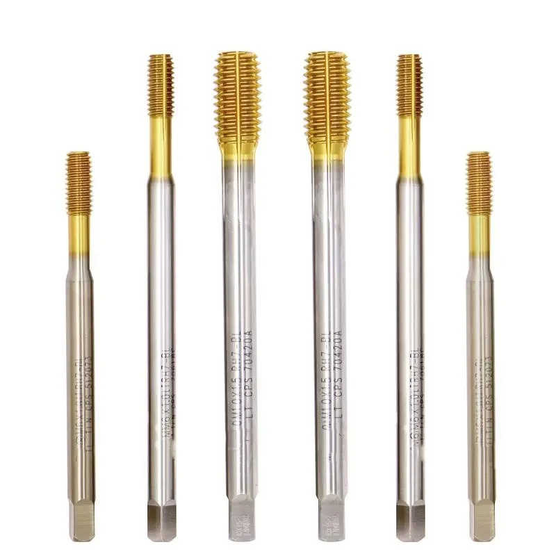 1PCS VAYNE Metric Lengthening  Forming Tap For aluminum/With Tin Machine M1.6M1.7M2M3M4M5M6M8M10M12*1.75 100mm Screw Thread Tap