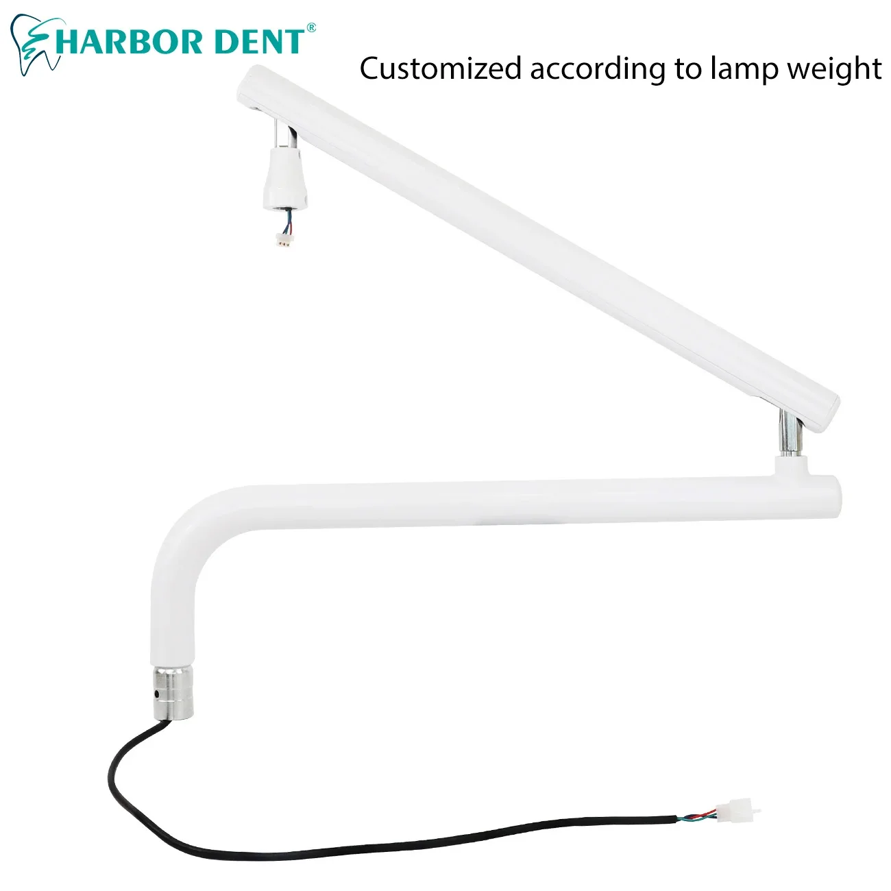 Dental Lamp Arm Aluminuml Dentisty Oral Operating LED Light Mounting Arm For Dentist Chair Unit Lamp Arm Customized