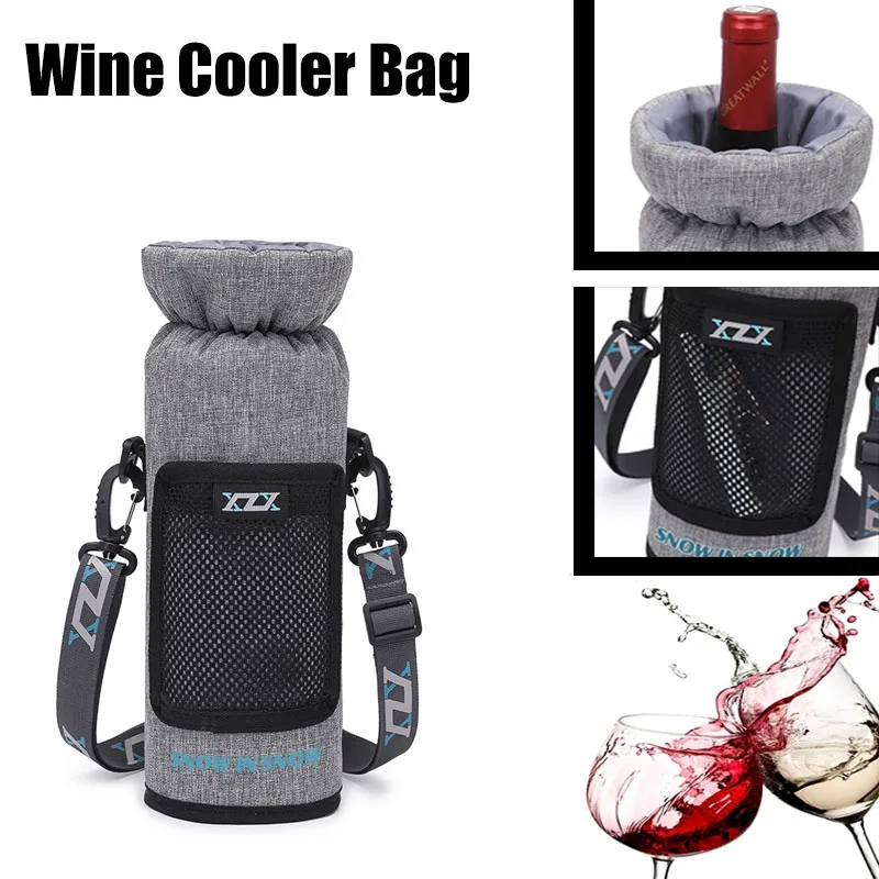 

4.5L Wine Cooling Holder Ice Bag Jelly Picnic Beverage Wine Cooler Sleeve Soft Drink Rack Bar Tool Champagne Wine Cooler Bag