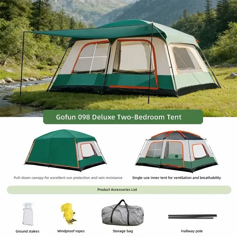 Poles Anti Collapse Wind Storm Frame Car Road Trip Wilderness Shelter Wind Resistant Thick Fiberglass Pole Outdoor Tent